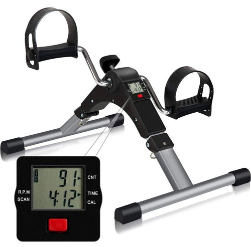 Mini Pedal Exerciser – Foldable Arm & Leg Workout Cycle